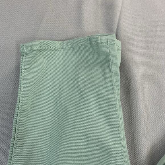 Mother The Looker Prep. Scoop Denim Jeans Women’s Size 30 Mint Green - Picture 2 of 10